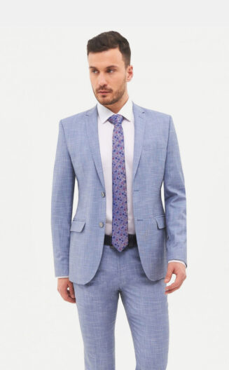 Navy Casual Suit Coat Loose Airy